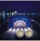  Single Pods Waterproof IP67  - Flat Surface LED Step/Stair/Deck Light - FLAT NON-POLISHED STAINLESS STEEL LED COURTESY LIGHT- WK-SS1FSX - AZLED